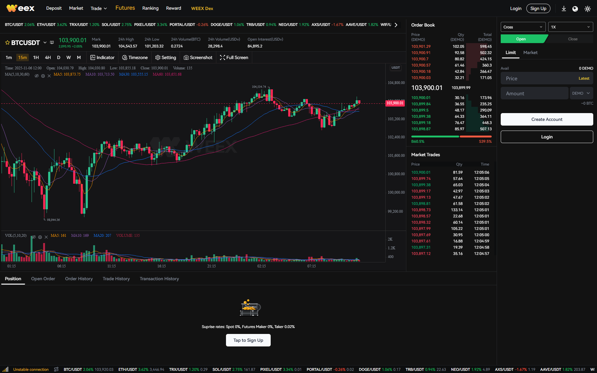 Weex & AEX24 Operations Portal